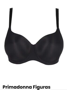 Prima Donna Full Cup Bra Size 36F Black